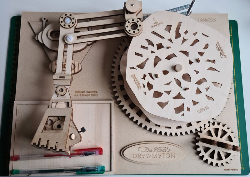 Bouw Blog: Da Vinci Tekenmachine - Robot van Monique