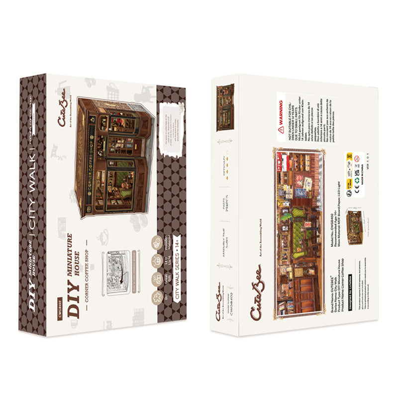 Koffiehoek Boek - Corner Coffee Shop - CWGB402 - Cutebee - BuilDIY