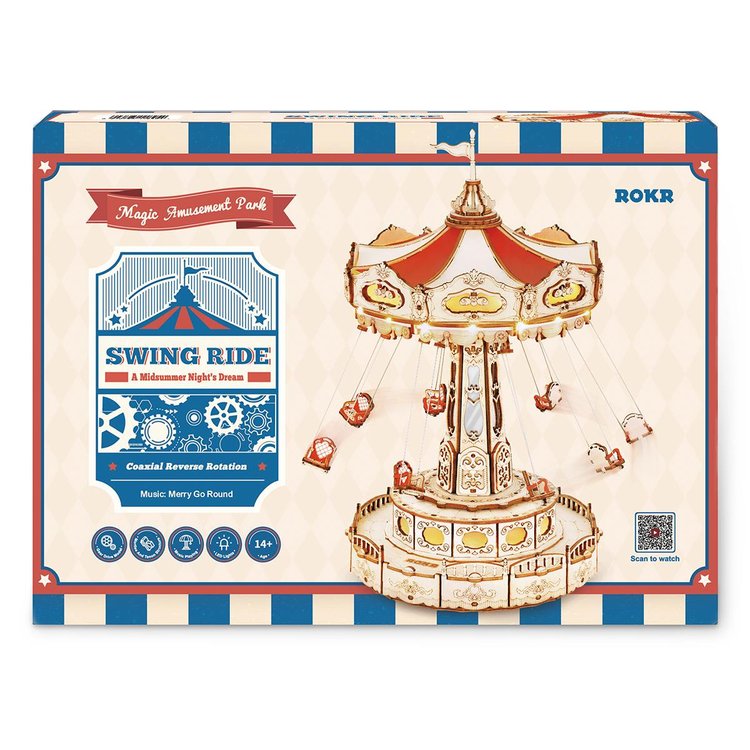 Zweefmolen - Swing Ride - EA02 - Robotime - BuilDIY